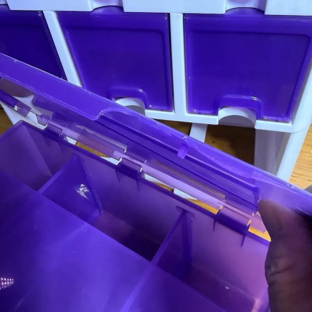 Wilton Ultimate Professional Cake Decorating Caddy Storage Box Purple